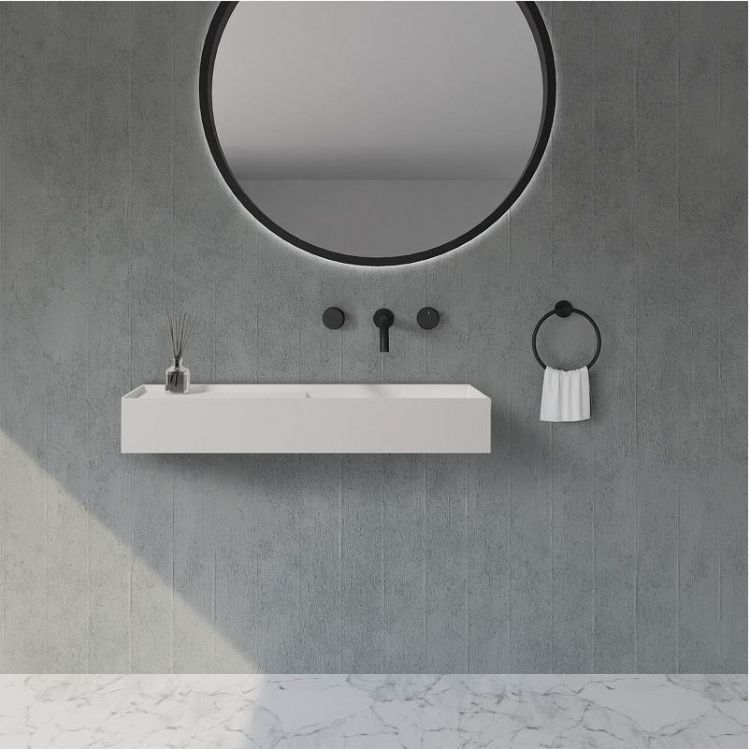 Раковина Abber Stein 80 AS2648 Белая матовая