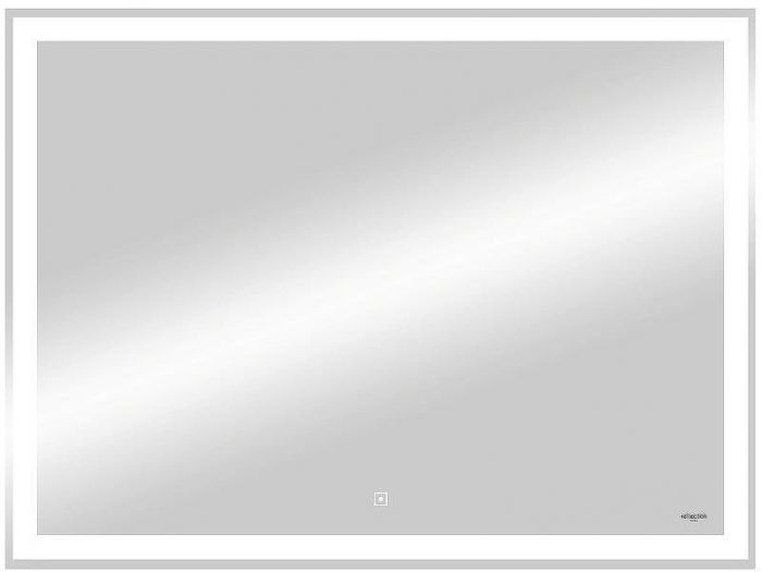 Зеркало Reflexion Double 800х600 RF4614DB с подсветкой с сенсорным выключателем, диммером и часами