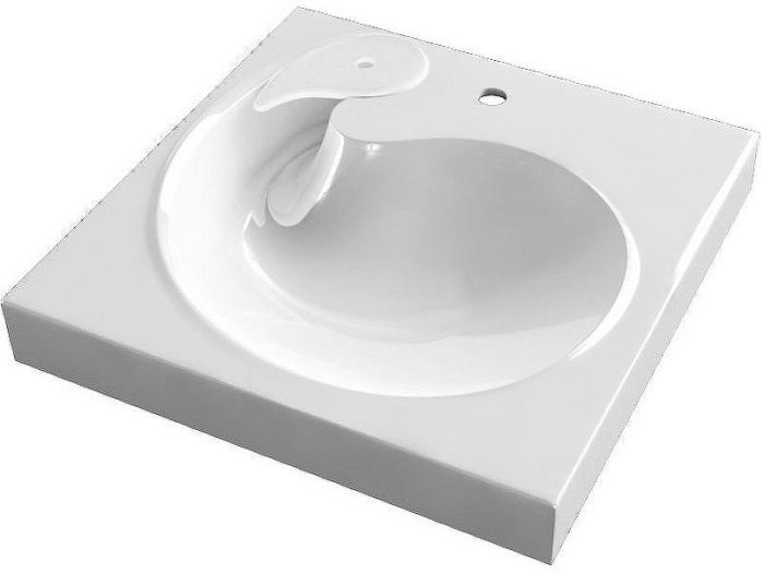 Раковина Maretti Alessia 60 AS13SM51-844 на стиральную машину Белая