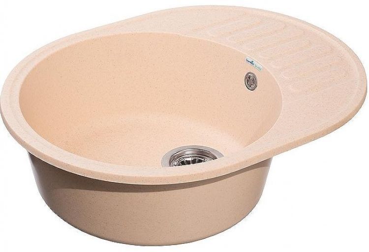 Кухонная мойка GranFest Quarz GF-Z58 Бежевая Кухонная мойка GranFest Quarz GF-Z58 Бежевая