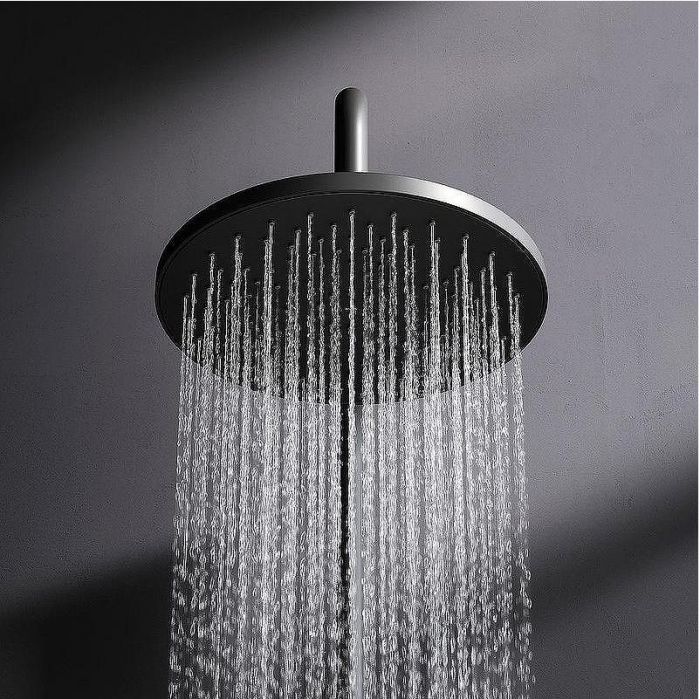 Душевая система AM.PM X-Joy F0785A522 с термостатом Черная матовая