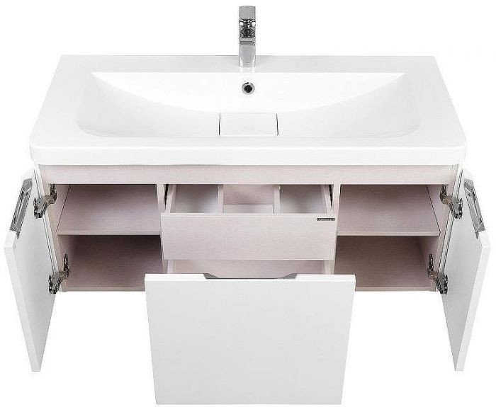 Тумба под раковину Aquaton Шерилл 105 1A206301SH010 подвесная Белая