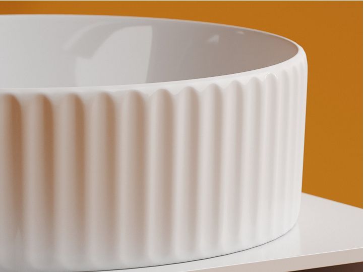 Умывальник CERAMICANOVA Element чаша накладная круглая 360 мм CN6057