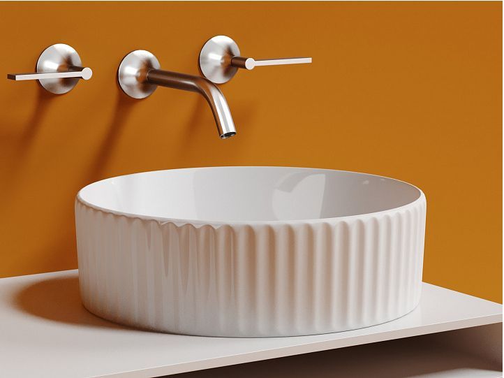 Умывальник CERAMICANOVA Element чаша накладная круглая 360 мм CN6057 Умывальник CERAMICANOVA Element чаша накладная круглая 360 мм CN6057