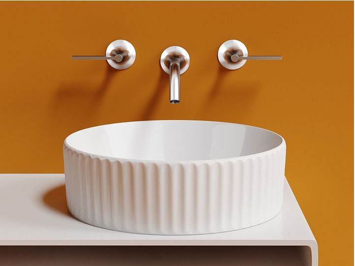 Умывальник CERAMICANOVA Element чаша накладная круглая 360 мм CN6057 Умывальник CERAMICANOVA Element чаша накладная круглая 360 мм CN6057