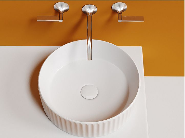 Умывальник CERAMICANOVA Element чаша накладная круглая 360 мм CN6057 Умывальник CERAMICANOVA Element чаша накладная круглая 360 мм CN6057