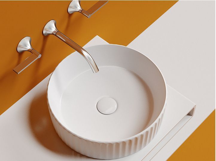 Умывальник CERAMICANOVA Element чаша накладная круглая 360 мм CN6057 Умывальник CERAMICANOVA Element чаша накладная круглая 360 мм CN6057