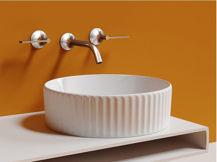 Умывальник CERAMICANOVA Element чаша накладная круглая 360 мм CN6057 Умывальник CERAMICANOVA Element чаша накладная круглая 360 мм CN6057