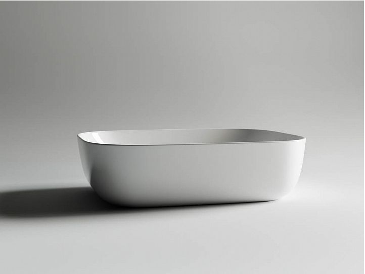 Умывальник CERAMICANOVA Element чаша накладная прямоугольная CN6008