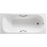 Чугунная ванна Roca Malibu 150x75 2315G000R с отверстиями для ручек с противоскользящим покрытием
