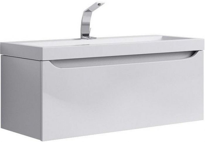 Тумба под раковину Aqwella 5 Stars Верона 100 Ver.01.10/W Белая