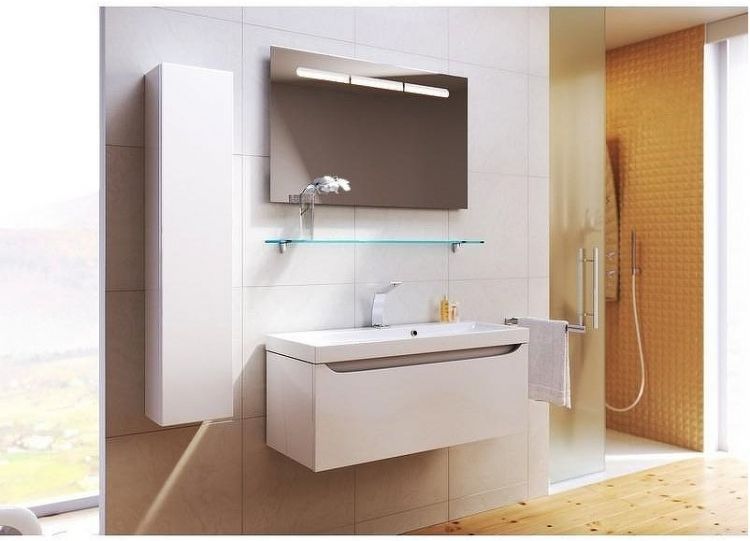 Тумба под раковину Aqwella 5 Stars Верона 100 Ver.01.10/W Белая