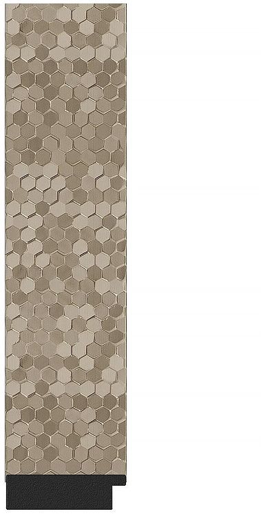 Зеркало Evoform Octagon 67х67 BY 7313 в багетной раме - Соты титан 70