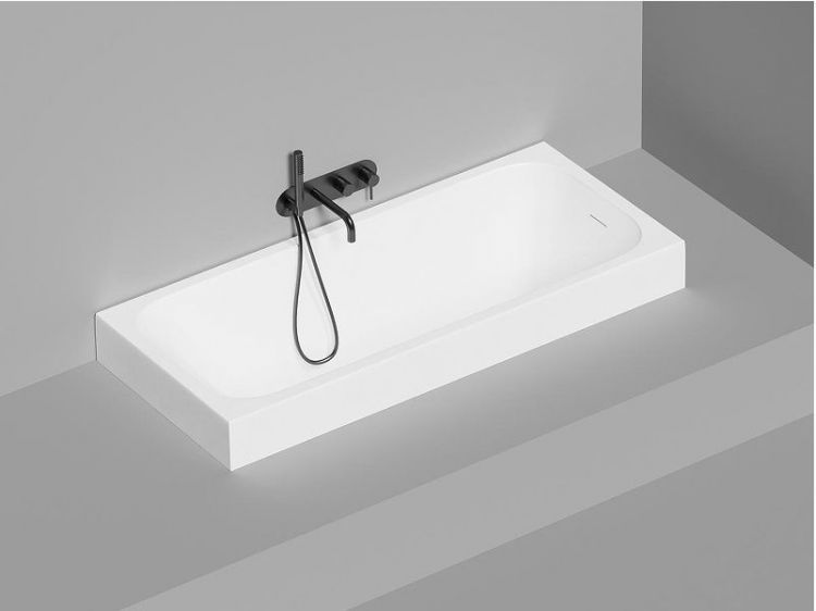 Ванна из искусственного камня Salini Orlanda Kit 160х70 102125M Белая матовая