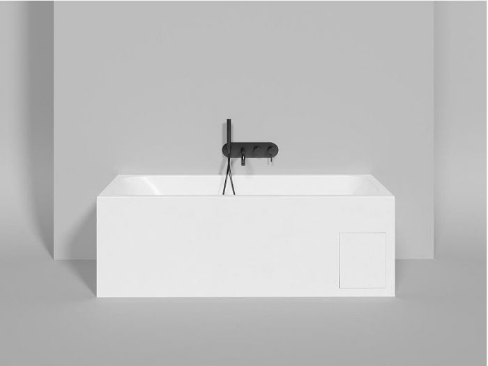 Ванна из искусственного камня Salini Orlanda Kit 160х70 102125M Белая матовая