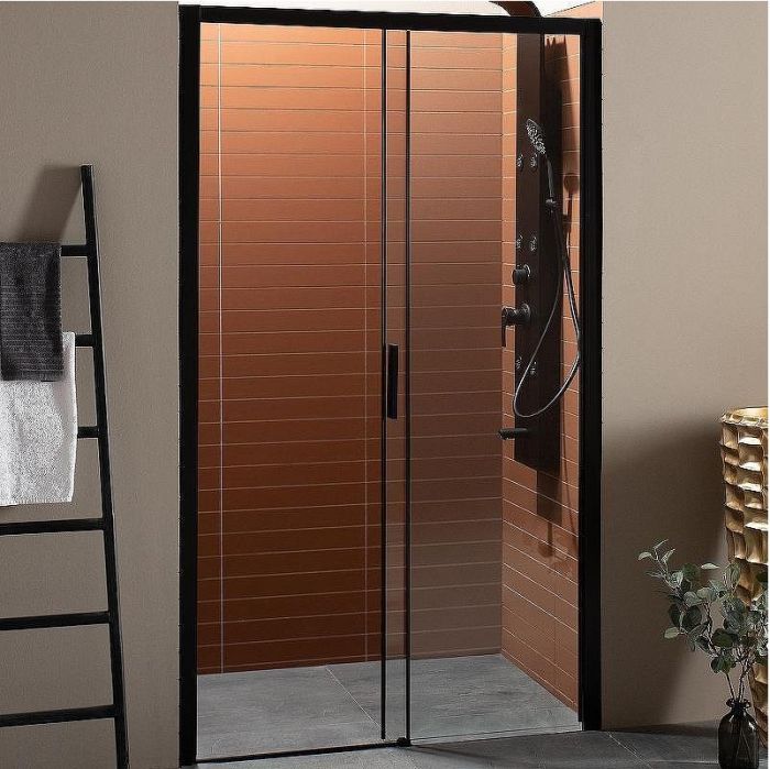 Душевая дверь Aquanet Pleasure AE60-N-150H200U-BT 150 273599 профиль Черный матовый стекло прозрачное