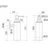 Дозатор SANCOS Base, хром, SC9027CH