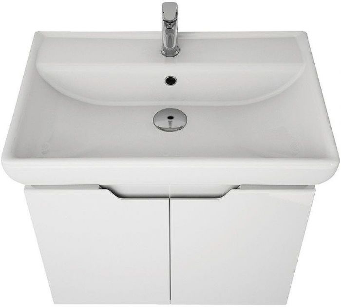 Тумба под раковину Dreja Q (D) 70 99.1002 подвесная Белая