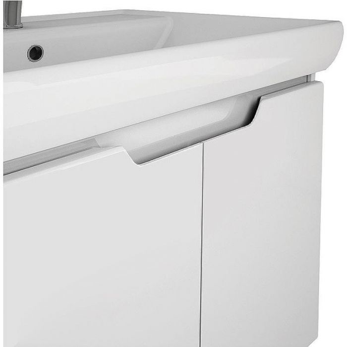 Тумба под раковину Dreja Q (D) 70 99.1002 подвесная Белая