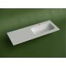 Раковина накладная SANCOS мебельная CERAMICANOVA Grace прямоугольная 1210x457x137 мм, с чашей справа и отверстием под смеситель, цвет белый, CN7021, CN7021