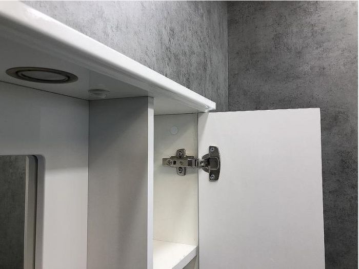 Зеркальный шкаф Comforty Палермо 80 00004139246 Белый глянец