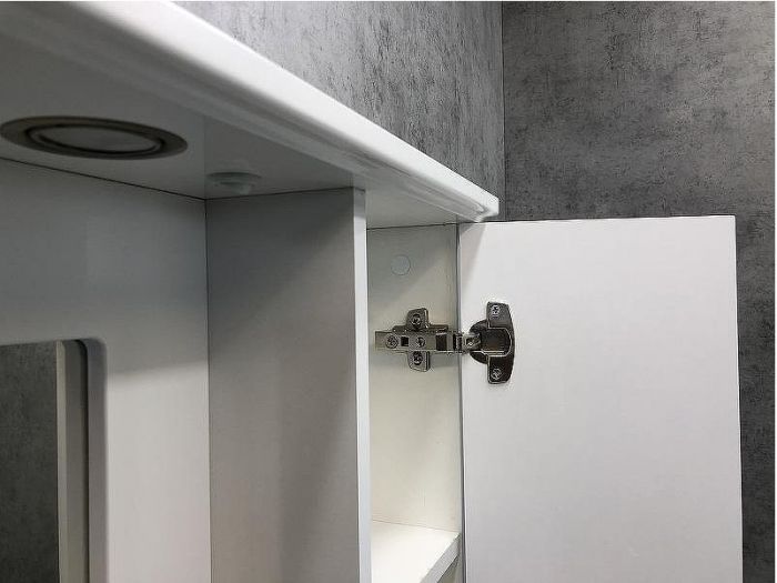 Зеркальный шкаф Comforty Палермо 80 00004139246 Белый глянец