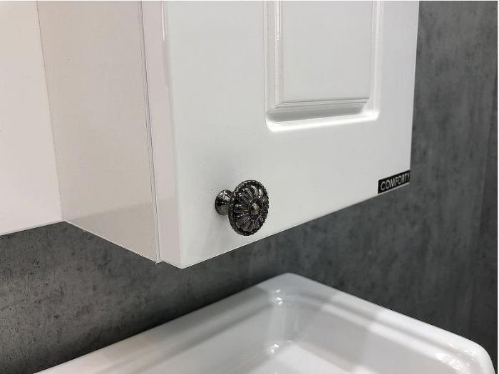 Зеркальный шкаф Comforty Палермо 80 00004139246 Белый глянец