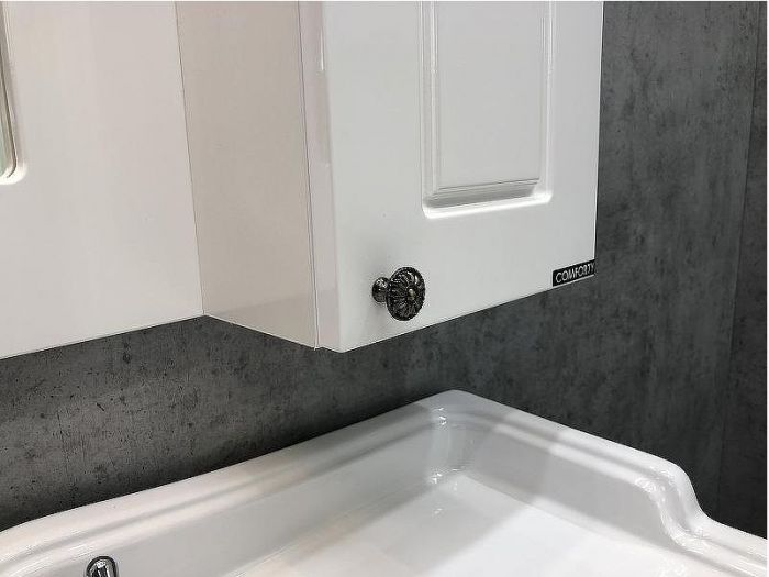 Зеркальный шкаф Comforty Палермо 80 00004139246 Белый глянец