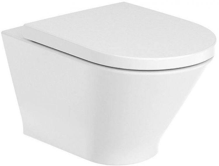 Комплект унитаза с инсталляцией Roca The Gap Round Pack Rimless 893105000 с сиденьем Микролифт без клавиши смыва