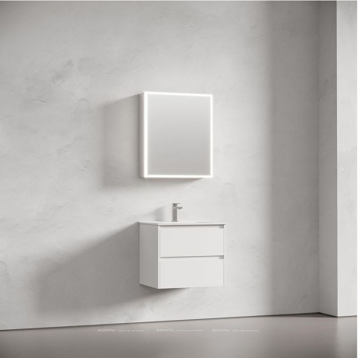 Зеркальный шкаф Sancos Evoke 60 SC8060 с подсветкой цвет Серый