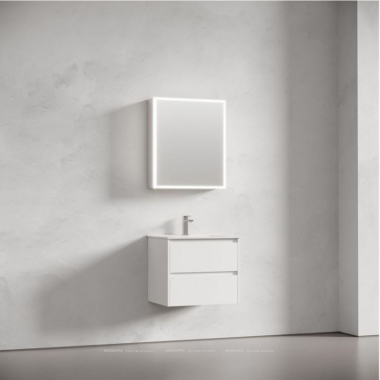 Зеркальный шкаф Sancos Evoke 60 SC8060 с подсветкой цвет Серый