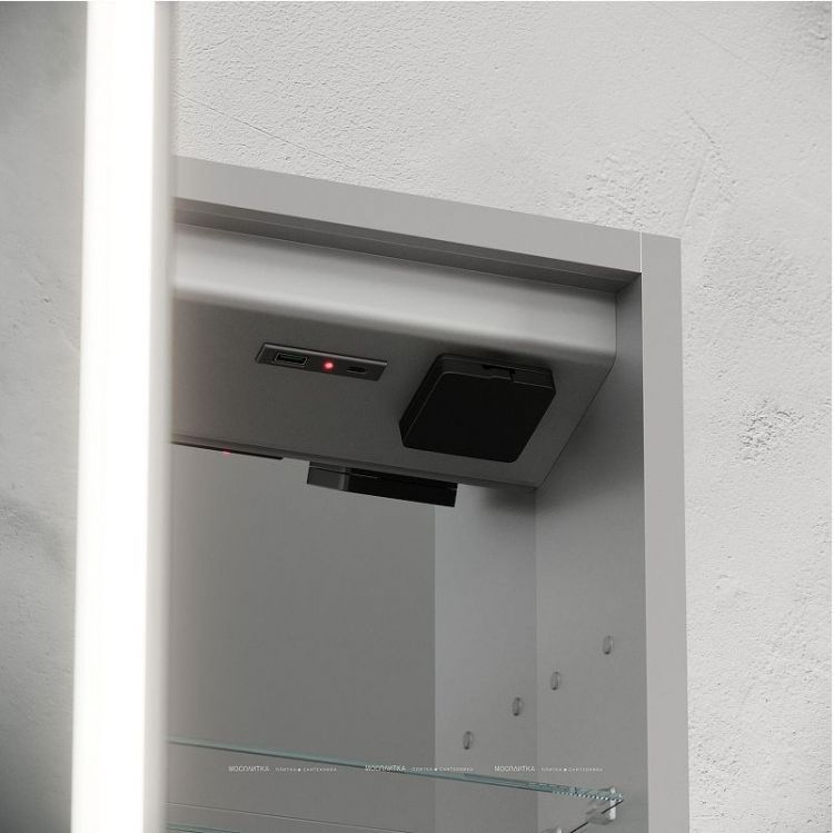 Зеркальный шкаф Sancos Evoke 60 SC8060 с подсветкой цвет Серый