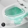 Комплект унитаза AM.PM Awe C111738WH+C117852WH с инсталляцией Grohe Rapid SL 38772001 с сиденьем Микролифт и клавишей смыва Хром