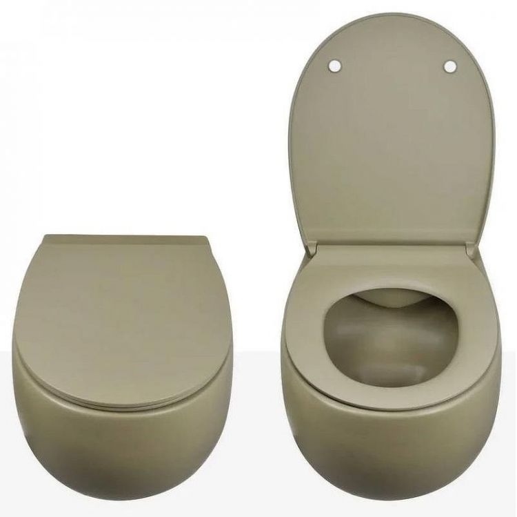 Унитаз AeT Dot 2.0 S555T0R0V6132 подвесной Горчица матовая без сиденья