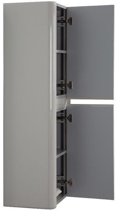 Шкаф пенал Black&White Universe U915 45 915.SC подвесной Glossy light grey