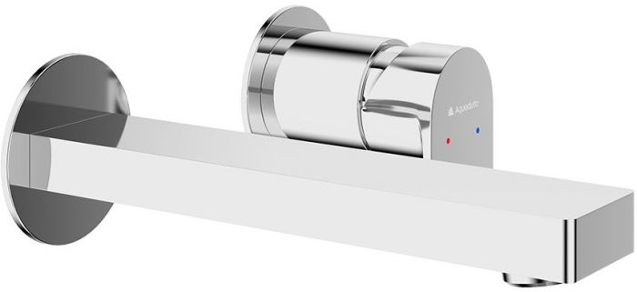 Смеситель для раковины настенного монтажа со скрытой частью AQUEDUTO GEOMETRICO,  хром (GEO0400)