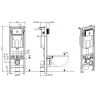 Инсталляция Allen Brau Pneumatic Slim 9.11102.20 для унитаза без клавиши смыва