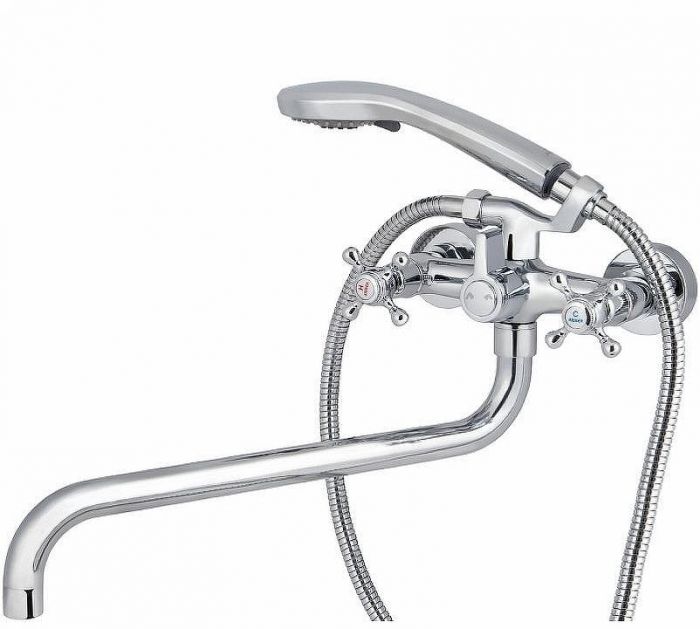 Смеситель для ванны Kaiser Grace 11070К универсальный Хром