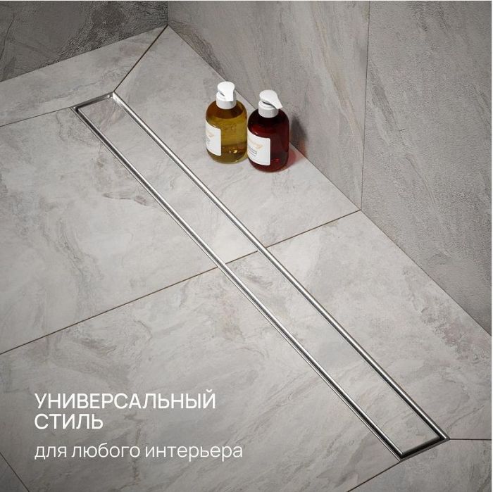 Душевой лоток Ростовская Мануфактура Сантехники РМС ТЛ-01-80х7 с решеткой под плитку