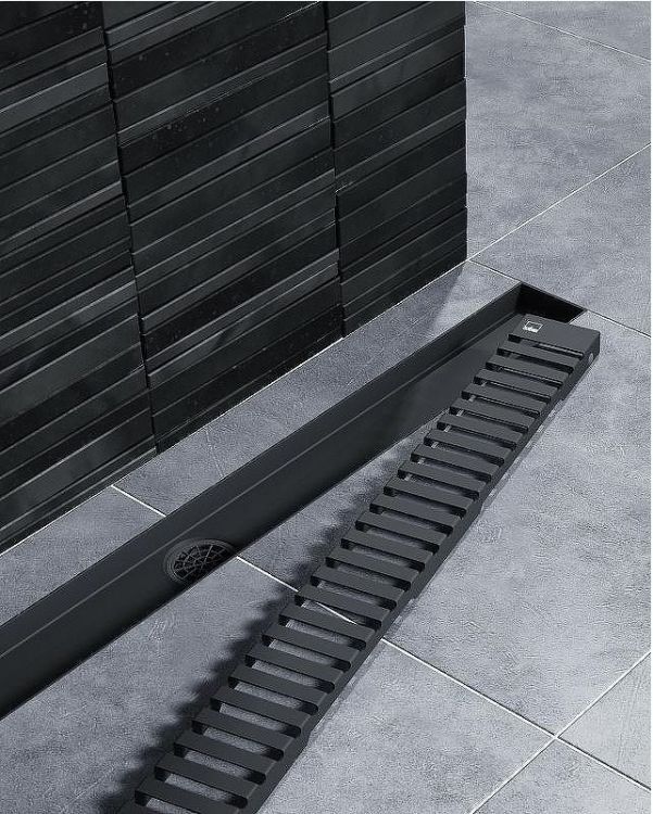 Душевой лоток Timo Drain System 60 DS230106/03 с Черной матовой решеткой
