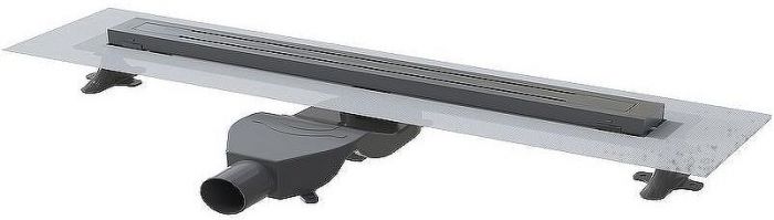 Душевой лоток Boheme Premium Trendy 80 983-80-GM с решеткой Оружейная сталь