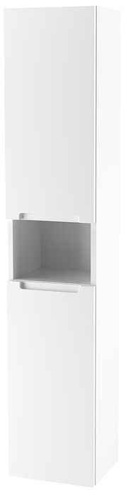 Шкаф пенал ЗОВ Дион 30 DPBM подвесной цвет Белый матовый