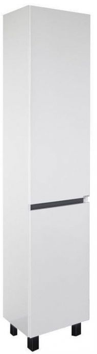 Шкаф пенал Comforty Лозанна 40 00-00017838 цвет Белый глянец