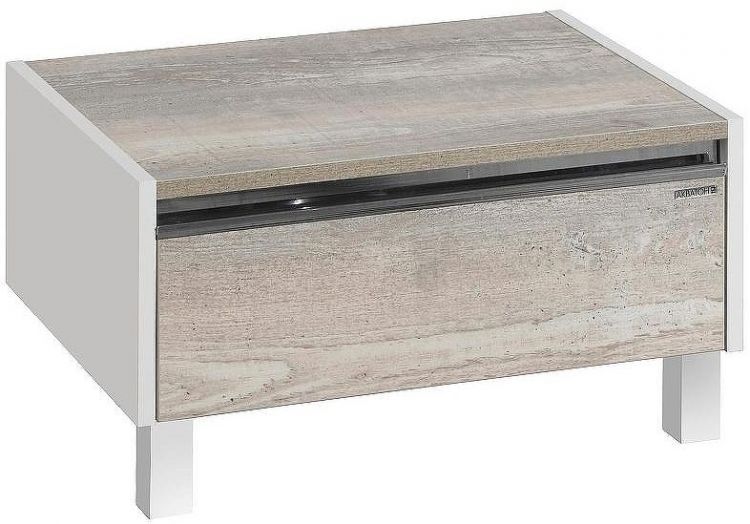 Тумба Aquaton Капри 55 1A231003KPDA0 Бетон пайн Белая