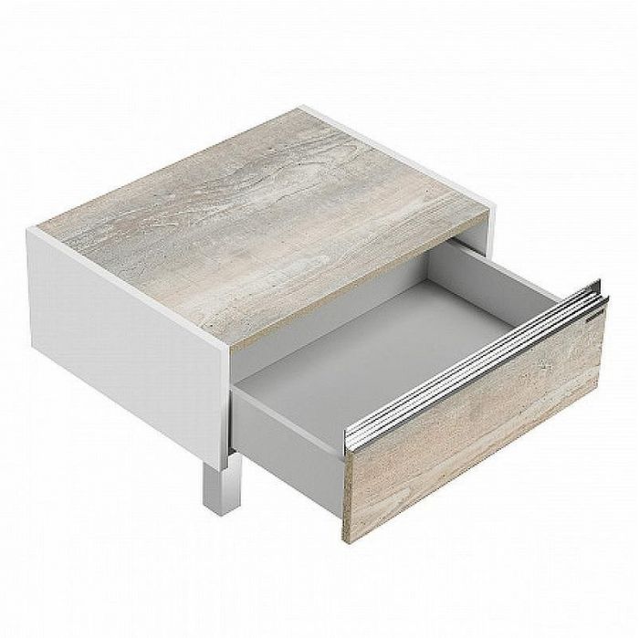 Тумба Aquaton Капри 55 1A231003KPDA0 Бетон пайн Белая