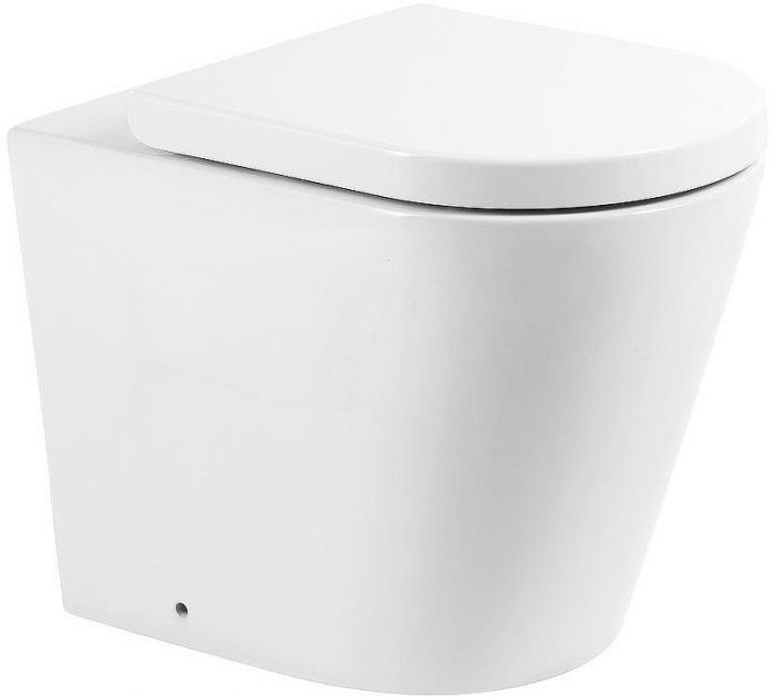 Унитаз BelBagno Flay-R BB1003CBR/BB865SC приставной с сиденьем Микролифт