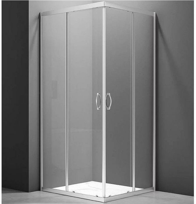 Душевой уголок Veconi Rovigo RV-101 90х90 RV101-90-01-C5 профиль Хром стекло прозрачное