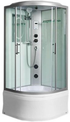 Душевая кабина WeltWasser WW500 Halle 804 80x80 10000003247 профиль Хром стекло прозрачное