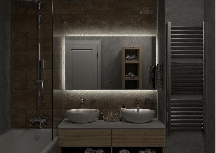 Зеркало Континент Trezhe 1200x700 ЗЛП533 с подсветкой с бесконтактным выключателем Зеркало Континент Trezhe 1200x700 ЗЛП533 с подсветкой с бесконтактным выключателем