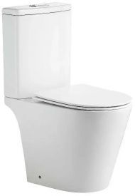 Унитаз компакт Aquatek Либерти AQ2999T-00 цвет Белый с бачком и сиденьем Микролифт
